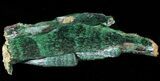 Silky, Fibrous Malachite Crystals - Morocco #42044-1